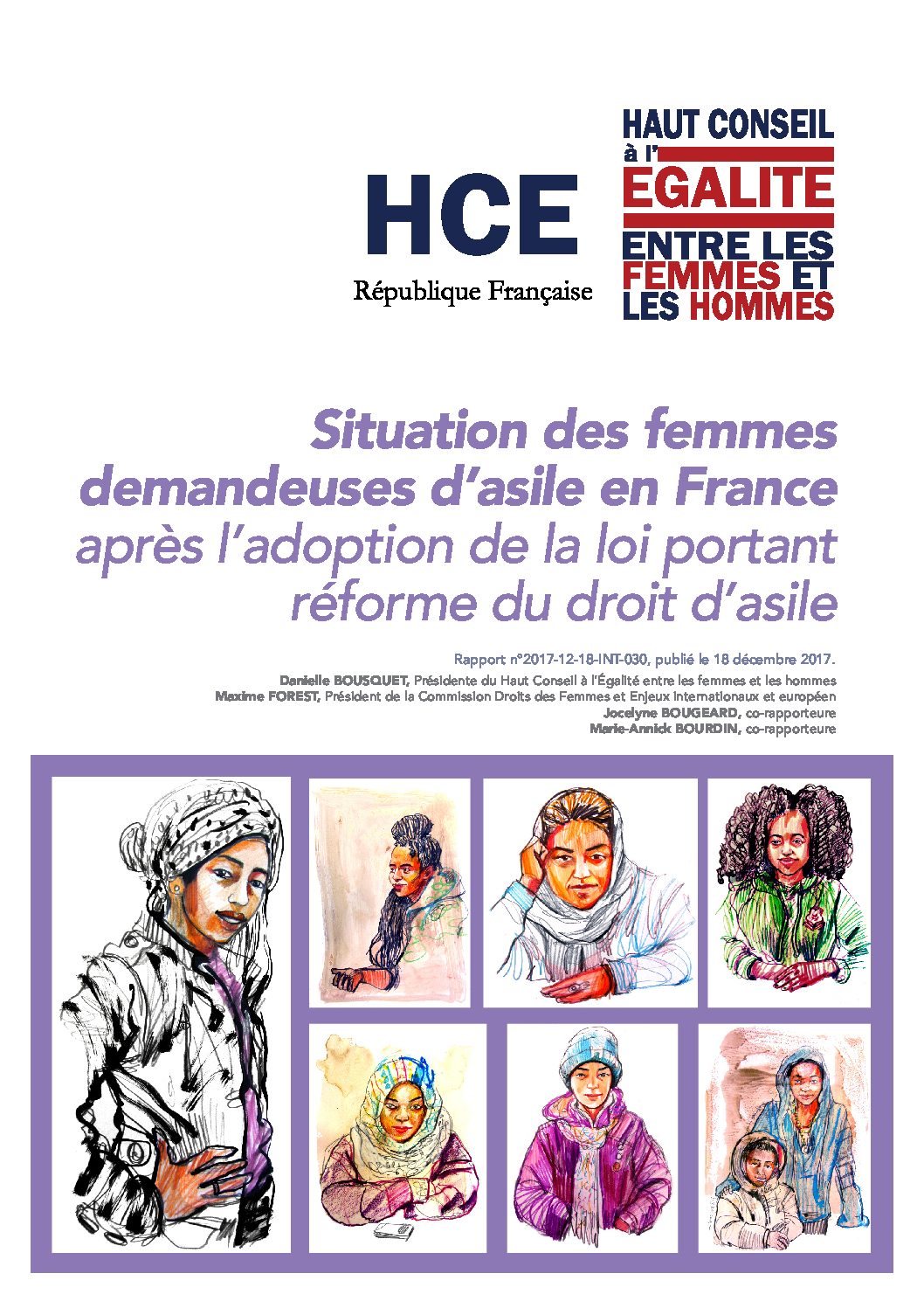 thumbnail of HCE – Situations des femmes demandeuses d’asile en France
